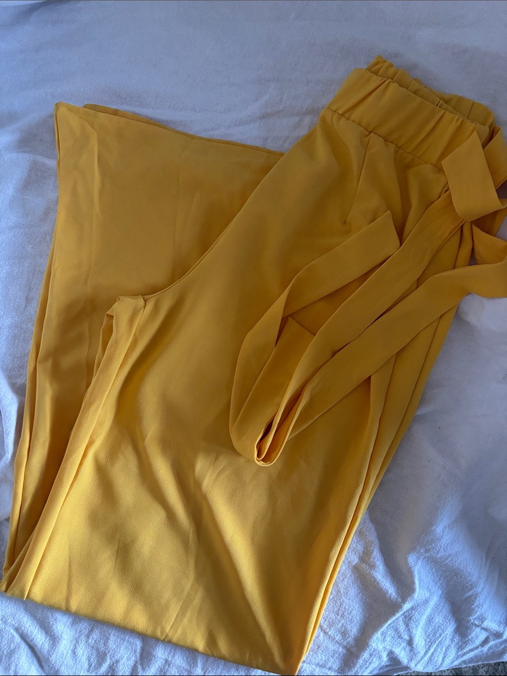 Yellow Wide leg pants by Shop 17